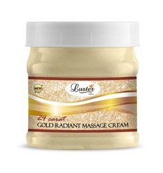 Массажный крем для лица с коллоидным золотом 500мл Luster