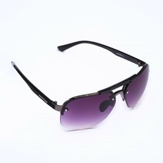 Очки солнцезащитные onesun, uv 380, линза 5×6.5 см, дужка 12.5 см, ширина 14 см, фиолетовые
