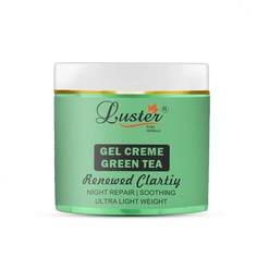 Успокаивающий гель-крем для лица с экстрактом зеленого чая 100мл Luster