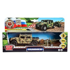 Набор металлических машин HUMMER, Технопарк SB-18-09-H1+CANNON-WB