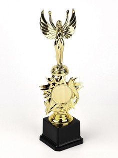 Кубок золотой, награднай фигура ника, подставка пластик, 32.5×9×7.5 см Командор