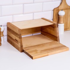 Хлебница малая, 32.5×24×15, обработана льняным маслом Дарим красиво