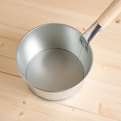 Ковш для бани, 1,5 л, оцинкованная сталь Добропаровъ