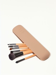 Чехол для кистей, 20×5×2 см, силиконовый, бежевый QF