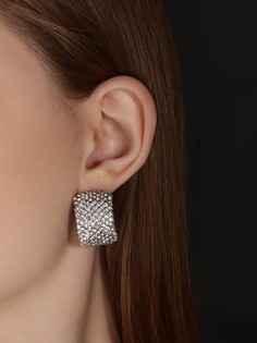 Серьги со стразами QF