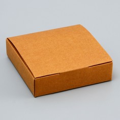 Коробка для 9 конфет, 13.7×13.7×3.5 см. кондитерская упаковка Upak Land