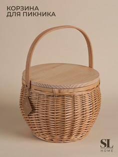 Корзина для пикника sima-land home, 32 х 32 х 26 см
