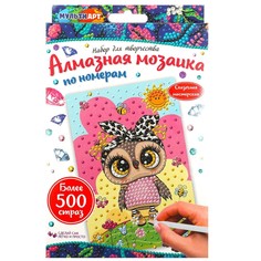 Набор для творчества (аппликация/мозаика) МУЛЬТИ АРТ AM10X15-MAOWL