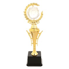 Кубок 177c, наградная фигура, золото, подставка пластик, 32,6 × 9 × 8 см. Командор