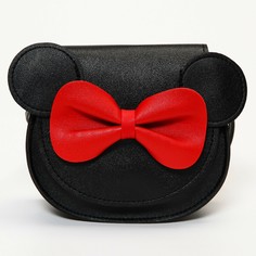 Сумочка детская, черная, минни маус Disney