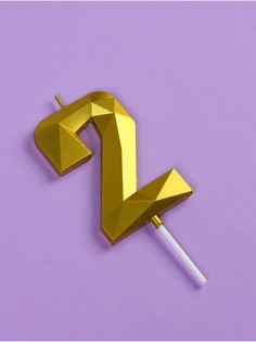 Свеча гигант в торт на шпажке Страна Карнавалия