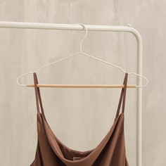 Плечики - вешалка для одежды ladо́m laconique, 42,5×19,5×1 см, цвет белый