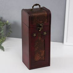 Шкатулка подарочная под бутылку No Brand
