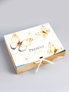Коробка складная present for you 31×24.5×8 см No Brand