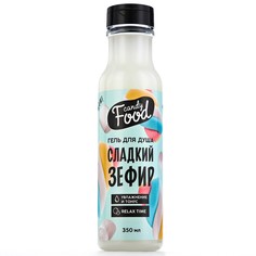 Гель для душа женский, 350 мл, аромат зефира, candy food Beauty Fox