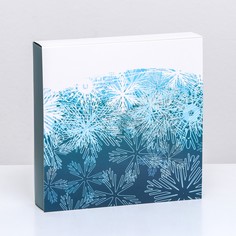 Коробка под 16 конфет, 17.7×17.7×3.8 см, кондитерская упаковка Upak Land