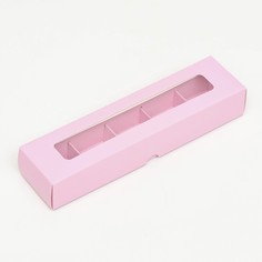 Коробка для 5 конфет, 22×5.5×3.5 см. кондитерская упаковка Upak Land