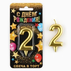Свеча для торта, цифра Страна Карнавалия