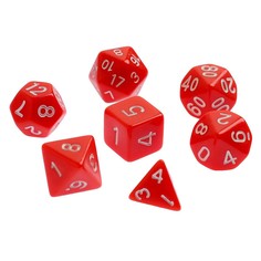 Набор кубиков для днд, 7 шт. Время игры