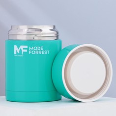 Термос для еды mode forrest, 450 мл, бирюзовый, сохраняет тепло 6 ч
