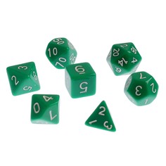Набор кубиков для днд, 7 шт. Время игры