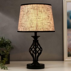 Лампа настольная 16229/1bk е27 40 вт черный 25×25×42 см Risalux