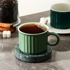 Подставка для горячего magistro granite, d=10 см, из мрамора