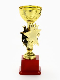 Кубок 190, наградная фигура, золото, подставка пластик, 22,5 х 9 х 7.5 см Командор