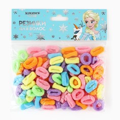 Набор резинок для волос 100 шт., 1 см, холодное сердце Disney