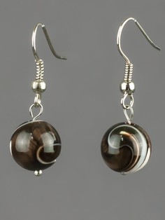 Серьги Бусики Колечки