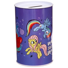 Копилка металлическая, 6.5 см × 6.5 см × 12 см make your own magic, my little pony Hasbro