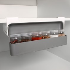 Органайзер подвесной в комплекте с банками skyphos, 6 шт. (125 мл), 32×13.5×9.5 см