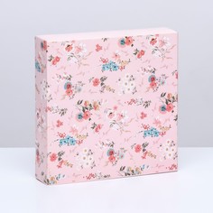 Коробка для 8 конфет шоколад, с окном, Upak Land