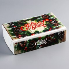 Коробка складная, кондитерская упаковка без окна Upak Land