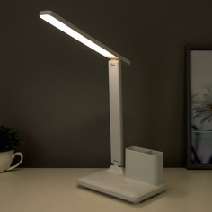 Настольная лампа сенсорная led 10вт акб usb белый 17х25,5х29 см Risalux