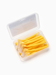 Ершики для брекетов и зубов, набор 20 шт., 1.0 - 1.2 мм No Brand