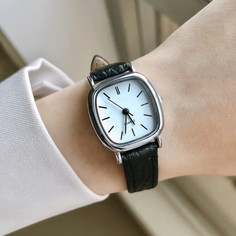 Часы наручные женские, 2.5 х 2.5 см, серебро No Brand