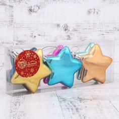 Ёлочные игрушки, набор 6 шт. Зимнее волшебство