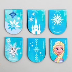 Магнитные закладки для книг, 6 шт. на открытке frozen, холодное сердце Disney