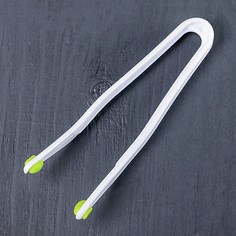 Щипцы кондитерские доляна, 15×3,5 см, цвет белый
