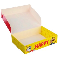 Подарочная коробка, складная happy,21х15х5 см, щенячий патруль PAW Patrol