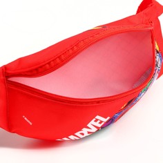 Сумка поясная детская для мальчика, 25х6х13 см, мстители Marvel