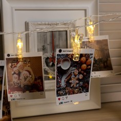 Гирлянда-нить, 4.5 м с насадками Luazon Lighting