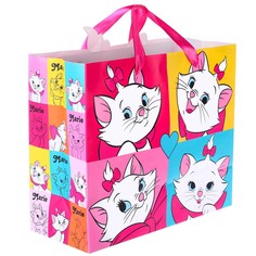 Пакет подарочный, 23х27х11.5 см, упаковка, коты аристократы Disney