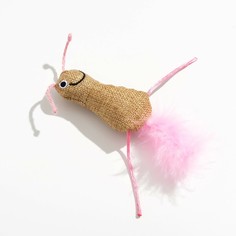Мягкая игрушка для кошек с кошачьей мятой и пуховым хвостом Пижон