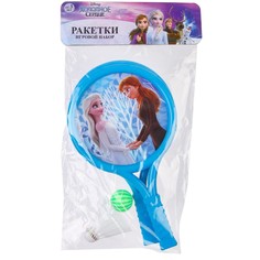 Набор игровой, ракетки, воланчик и мячик, холодное сердце Disney