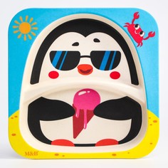 Тарелка детская из бамбука m&b Mum&Baby