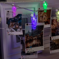 Гирлянда-нить, 4.5 м с насадками Luazon Lighting