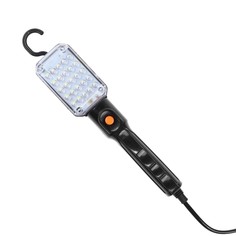 Светильник переносной светодиодный luazon lighting с выключателем, 12 вт, 25 led, 10 м, черный