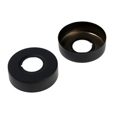 Отражатель для смесителя zein z3678, набор 2шт, d=60 мм, высота 18 мм, нерж.сталь, черные